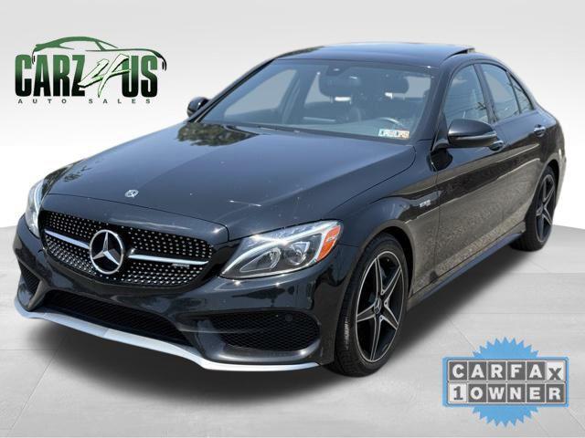 used 2018 Mercedes-Benz AMG C 43 car, priced at $21,998