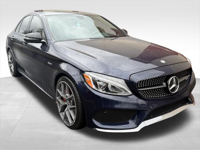 used 2017 Mercedes-Benz AMG C 43 car, priced at $21,998