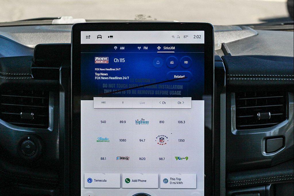 new 2025 Ford F-150 Lightning car, priced at $73,295