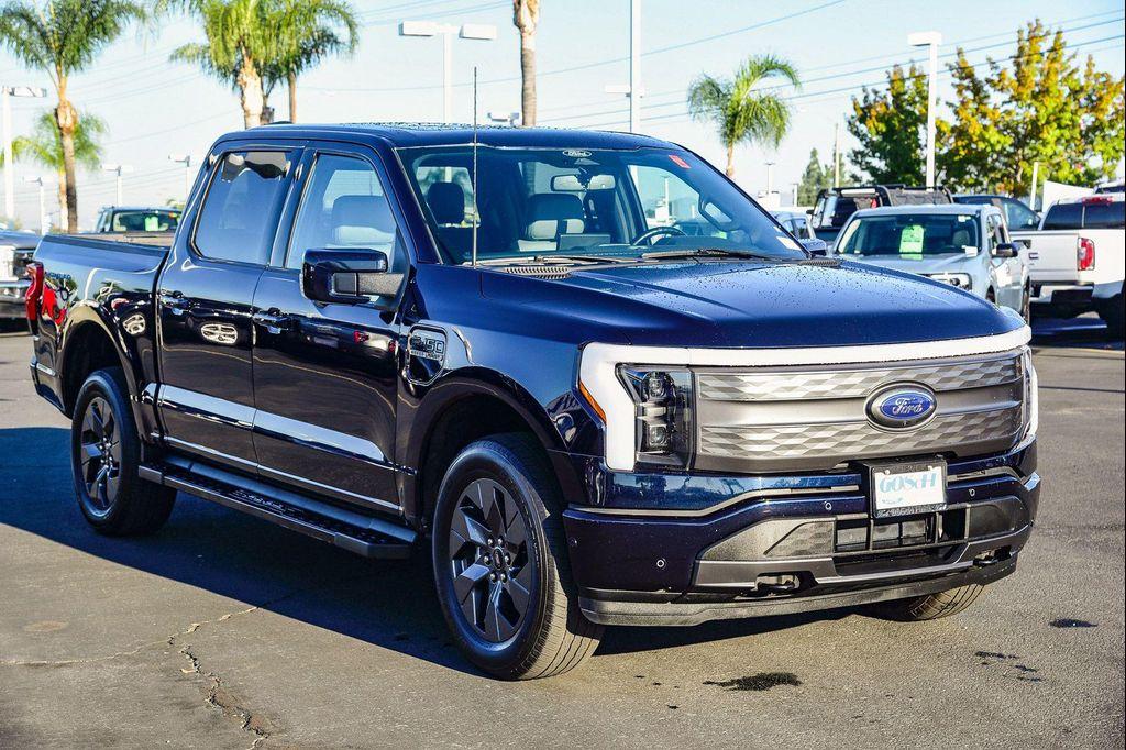 used 2022 Ford F-150 Lightning car, priced at $46,250