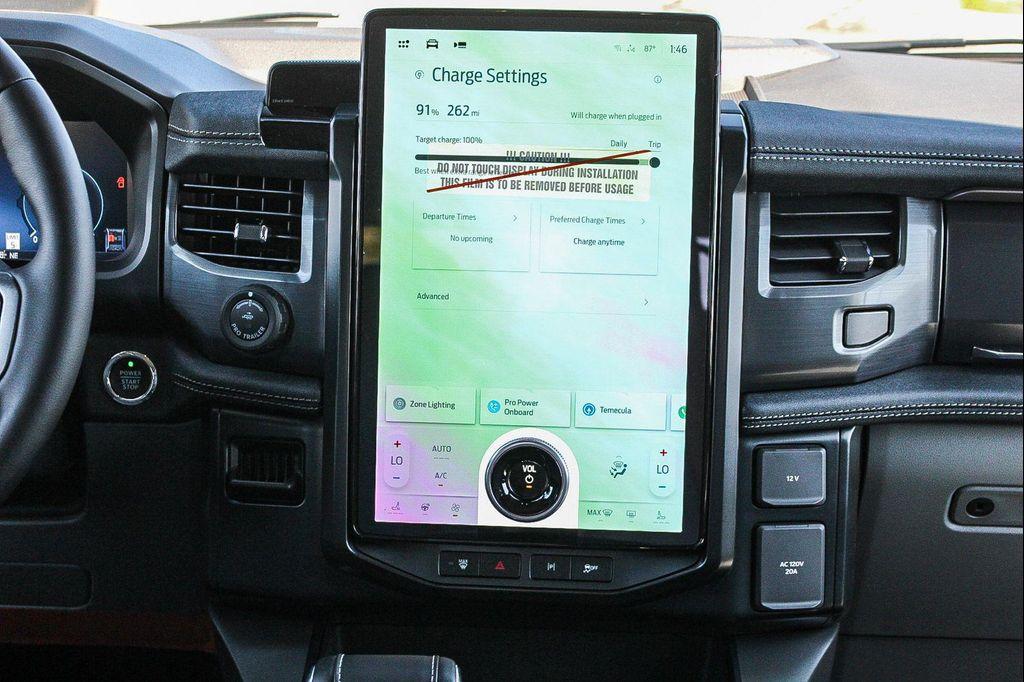 new 2025 Ford F-150 Lightning car, priced at $73,690