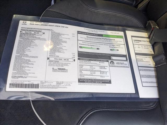 new 2025 Ram 2500 car, priced at $93,510
