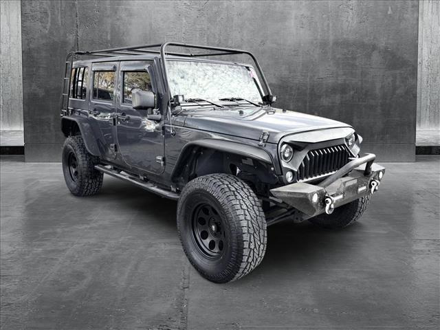 used 2016 Jeep Wrangler Unlimited car, priced at $18,410