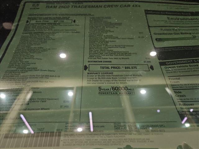 new 2025 Ram 2500 car, priced at $59,499