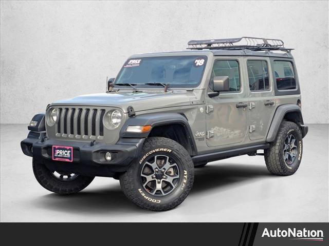 used 2018 Jeep Wrangler Unlimited car, priced at $21,000