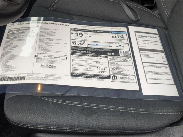 new 2025 Ram 1500 car, priced at $44,251