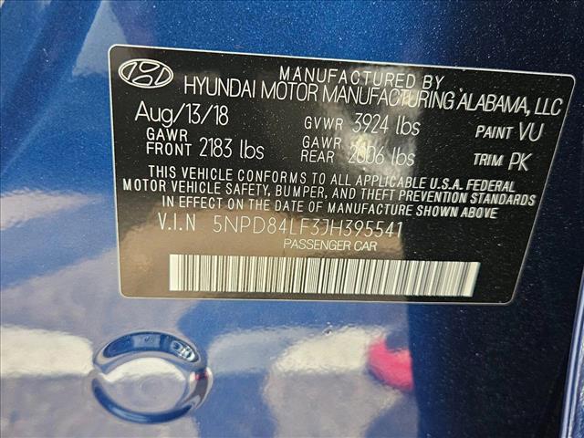 used 2018 Hyundai Elantra car, priced at $12,546