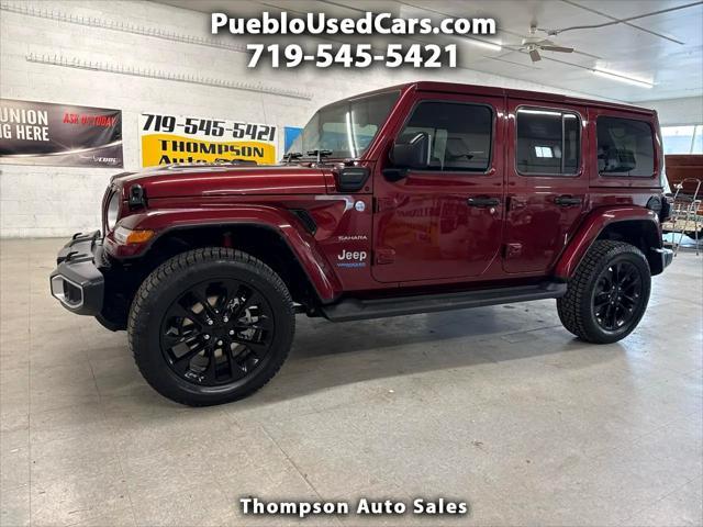 used 2021 Jeep Wrangler Unlimited 4xe car, priced at $32,900