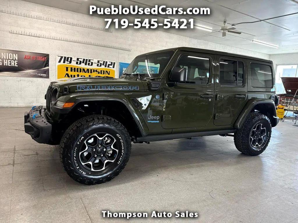 used 2022 Jeep Wrangler Unlimited 4xe car, priced at $39,900