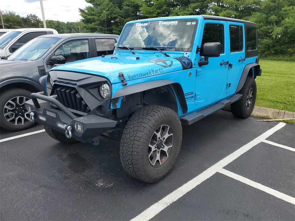 used 2018 Jeep Wrangler JK Unlimited car, priced at $20,263