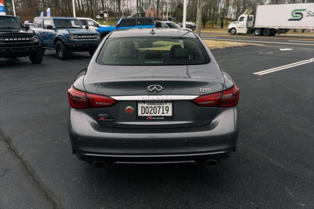 used 2022 INFINITI Q50 car, priced at $29,690