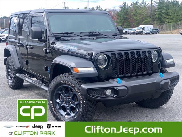 used 2023 Jeep Wrangler 4xe car, priced at $32,800
