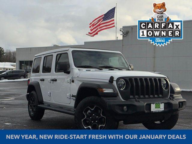 used 2021 Jeep Wrangler Unlimited car, priced at $30,000