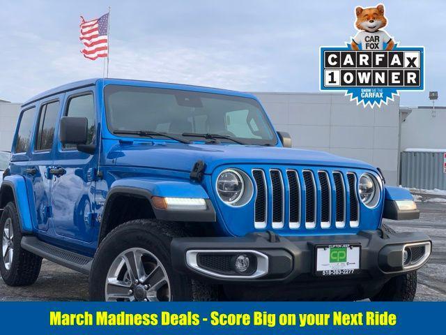 used 2022 Jeep Wrangler Unlimited car, priced at $36,595