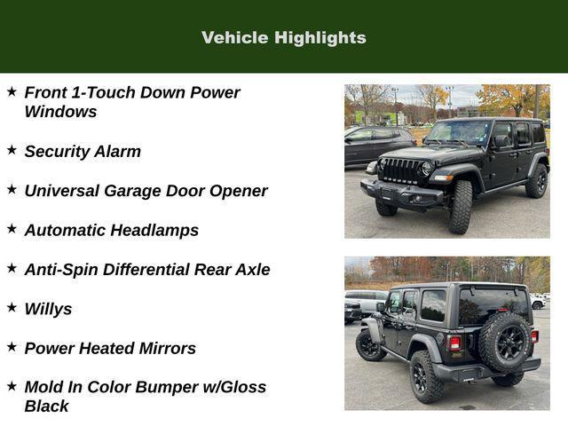 used 2021 Jeep Wrangler car, priced at $31,768