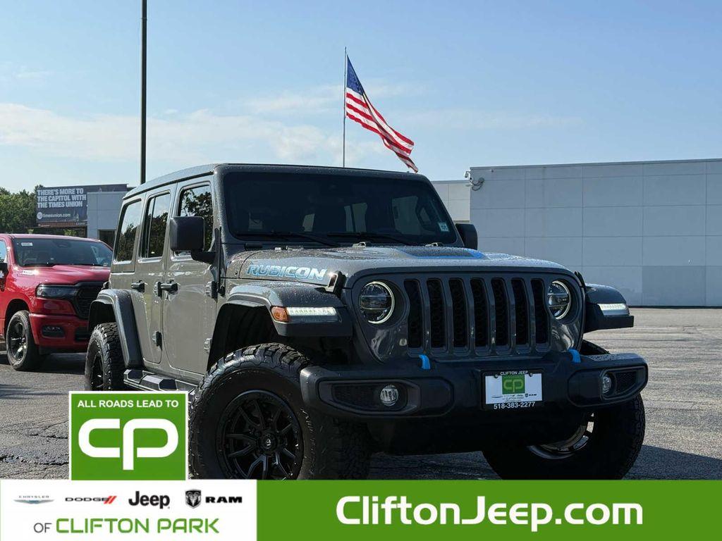 used 2021 Jeep Wrangler Unlimited 4xe car, priced at $33,799