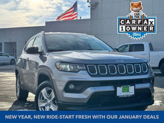 used 2022 Jeep Compass car, priced at $24,488