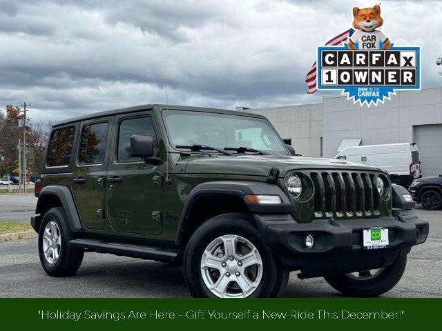 used 2021 Jeep Wrangler Unlimited car, priced at $27,894