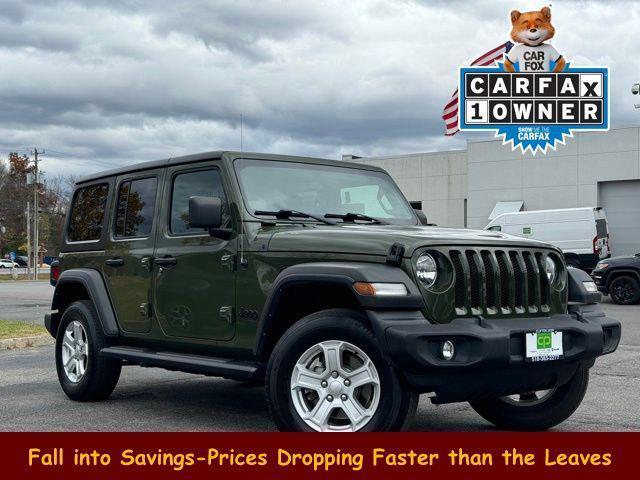 used 2021 Jeep Wrangler Unlimited car, priced at $30,938