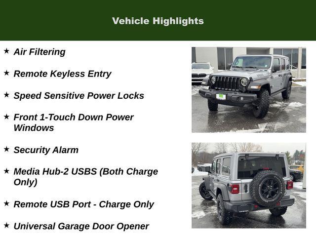 used 2021 Jeep Wrangler car, priced at $33,319