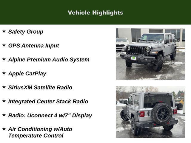 used 2021 Jeep Wrangler car, priced at $33,319