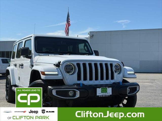 used 2022 Jeep Wrangler Unlimited 4xe car, priced at $36,600