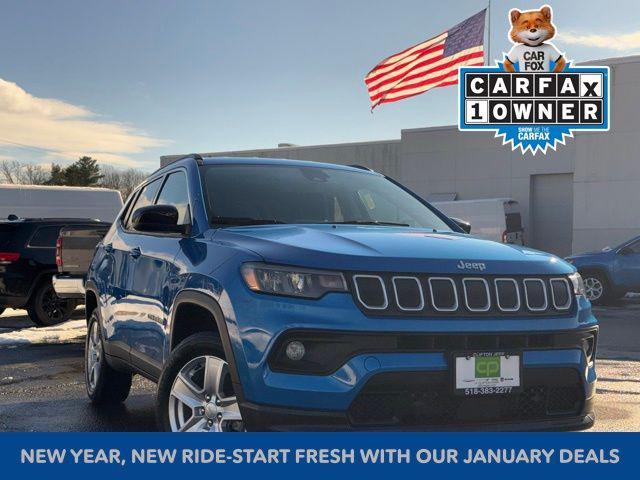 used 2022 Jeep Compass car, priced at $20,505