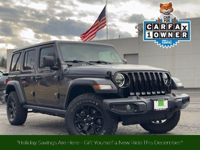 used 2021 Jeep Wrangler car, priced at $33,982