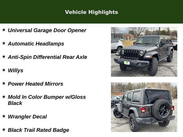 used 2021 Jeep Wrangler car, priced at $33,982