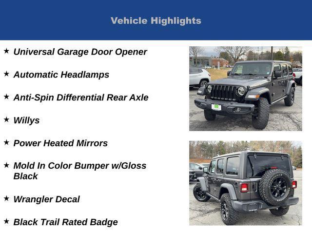 used 2021 Jeep Wrangler car, priced at $29,994