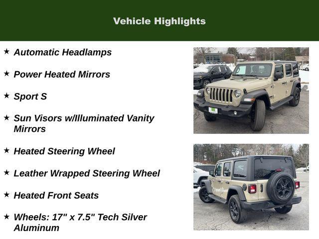 used 2022 Jeep Wrangler Unlimited car, priced at $31,574