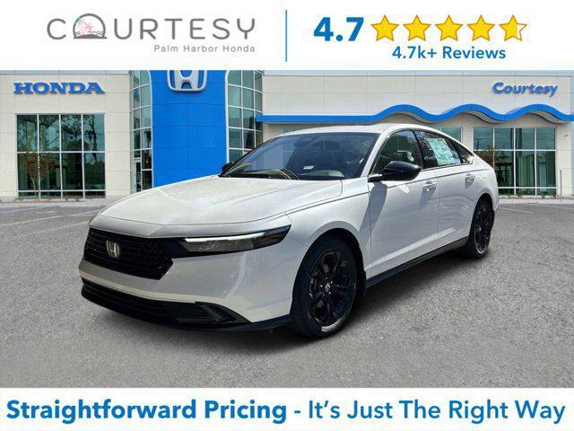new 2025 Honda Accord car, priced at $30,970