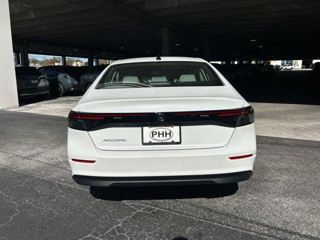 new 2025 Honda Accord car, priced at $30,970