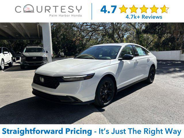 new 2025 Honda Accord car, priced at $30,970