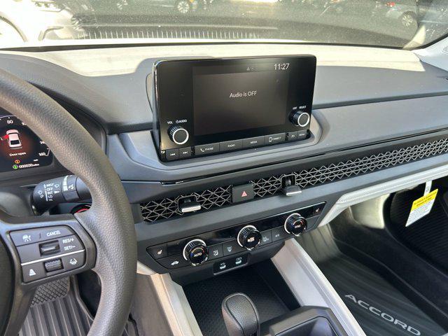new 2025 Honda Accord car, priced at $30,923