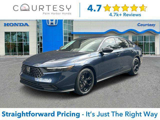 new 2025 Honda Accord car, priced at $30,539