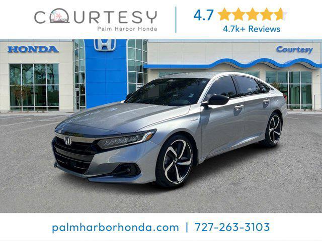 used 2022 Honda Accord Hybrid car, priced at $27,941
