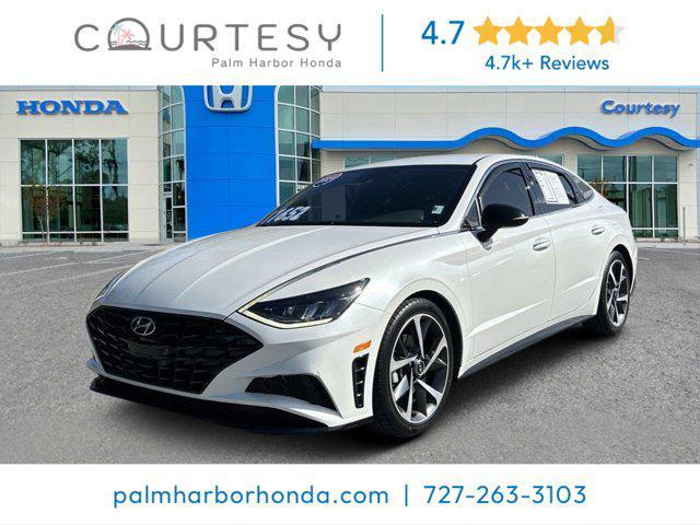 used 2021 Hyundai Sonata car, priced at $13,900