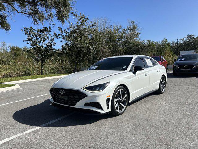 used 2021 Hyundai Sonata car, priced at $12,900