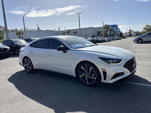 used 2021 Hyundai Sonata car, priced at $12,900