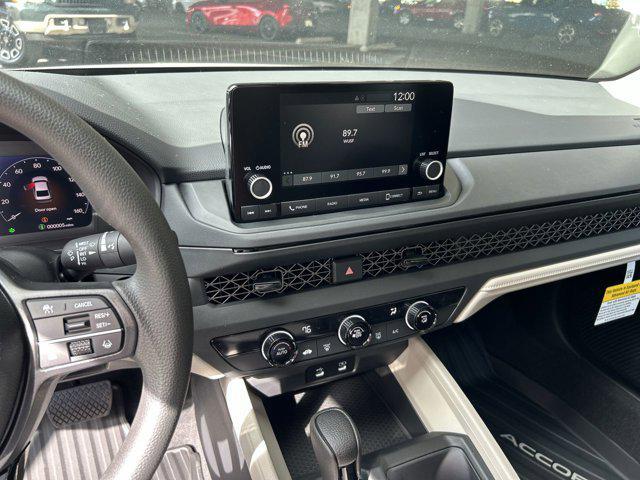 new 2025 Honda Accord car, priced at $28,891