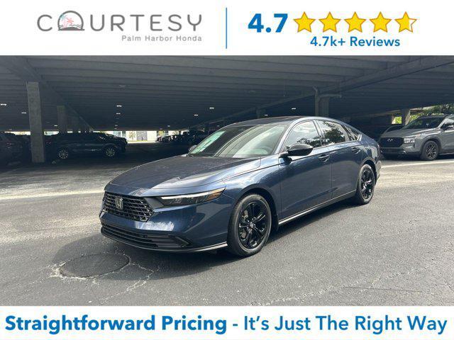 new 2025 Honda Accord car, priced at $30,492