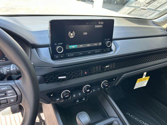 new 2025 Honda Accord car, priced at $30,493