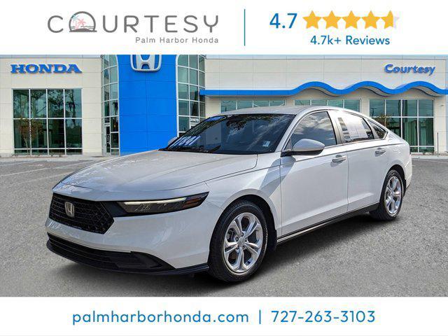 used 2025 Honda Accord car, priced at $25,752
