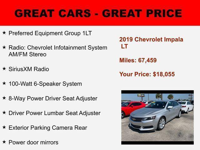 used 2019 Chevrolet Impala car, priced at $18,555