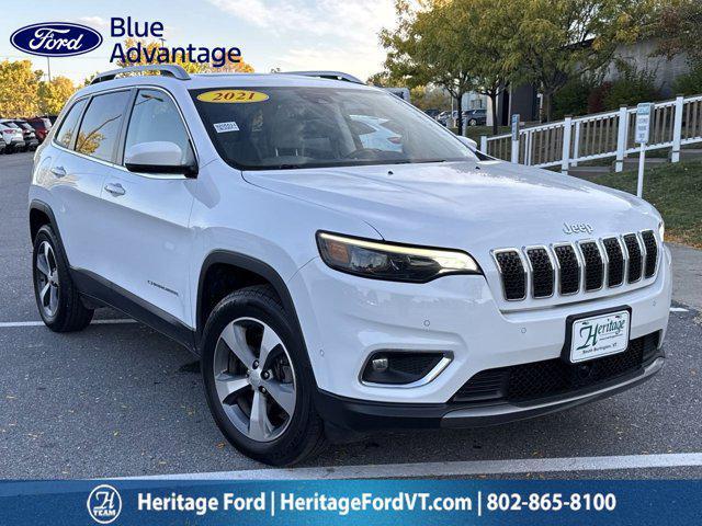 used 2021 Jeep Cherokee car, priced at $23,000