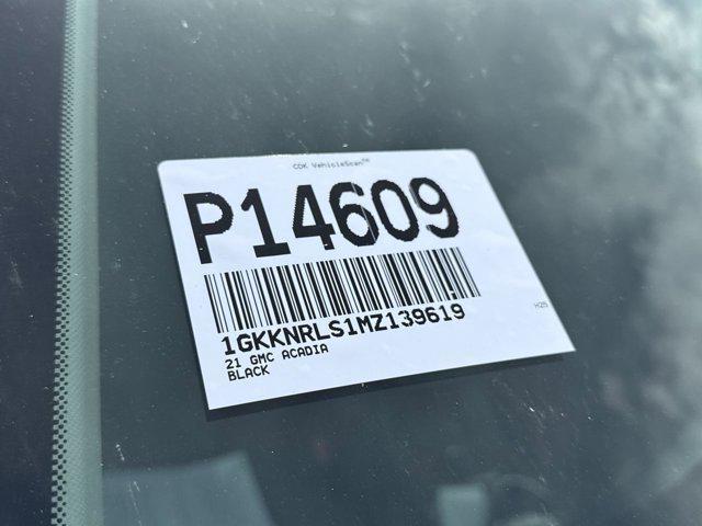 used 2021 GMC Acadia car, priced at $24,500