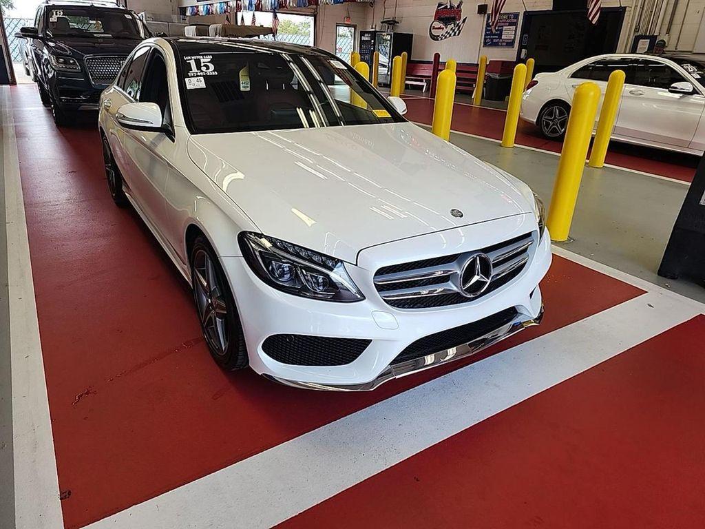 used 2015 Mercedes-Benz C-Class car, priced at $21,990