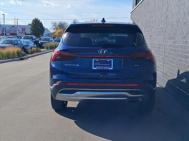 used 2021 Hyundai Santa Fe car, priced at $23,879