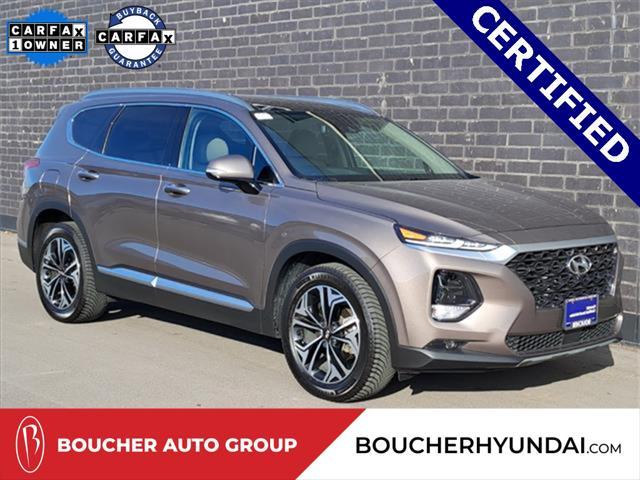 used 2019 Hyundai Santa Fe car, priced at $23,999